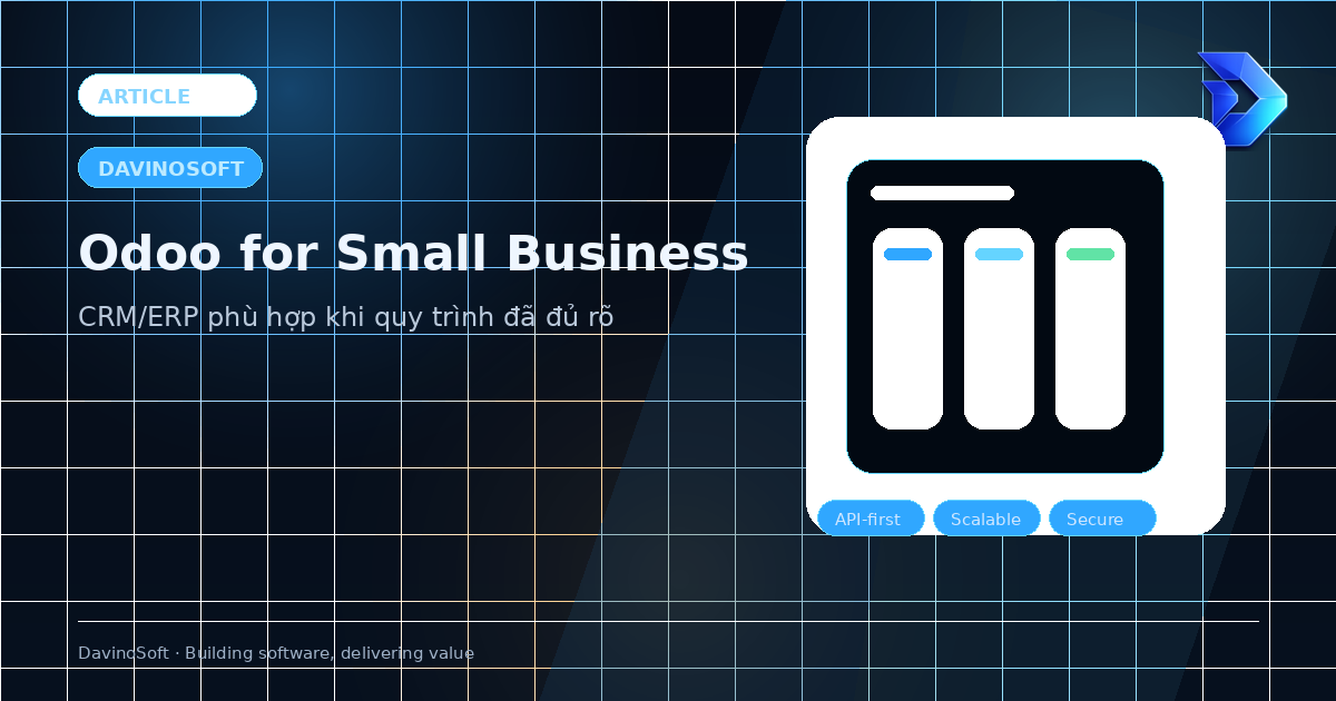 Doanh nghiệp nhỏ có nên dùng Odoo không?
