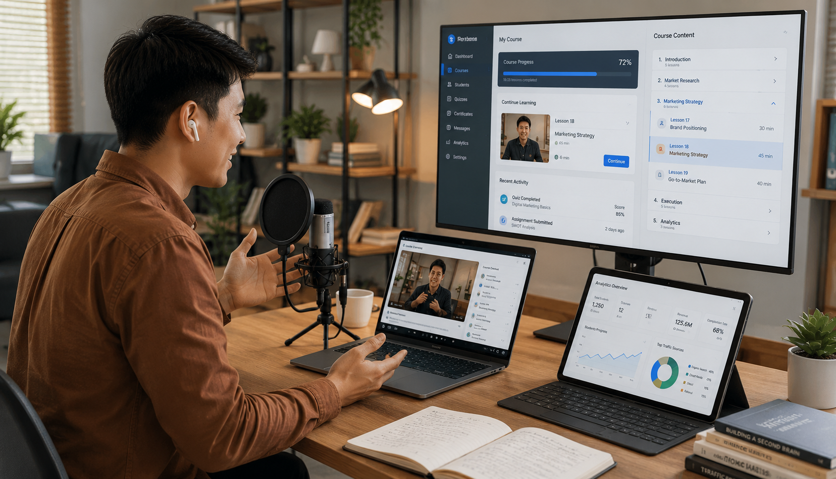 Nền tảng LMS và hệ thống bán khóa học online cho giáo dục trực tuyến