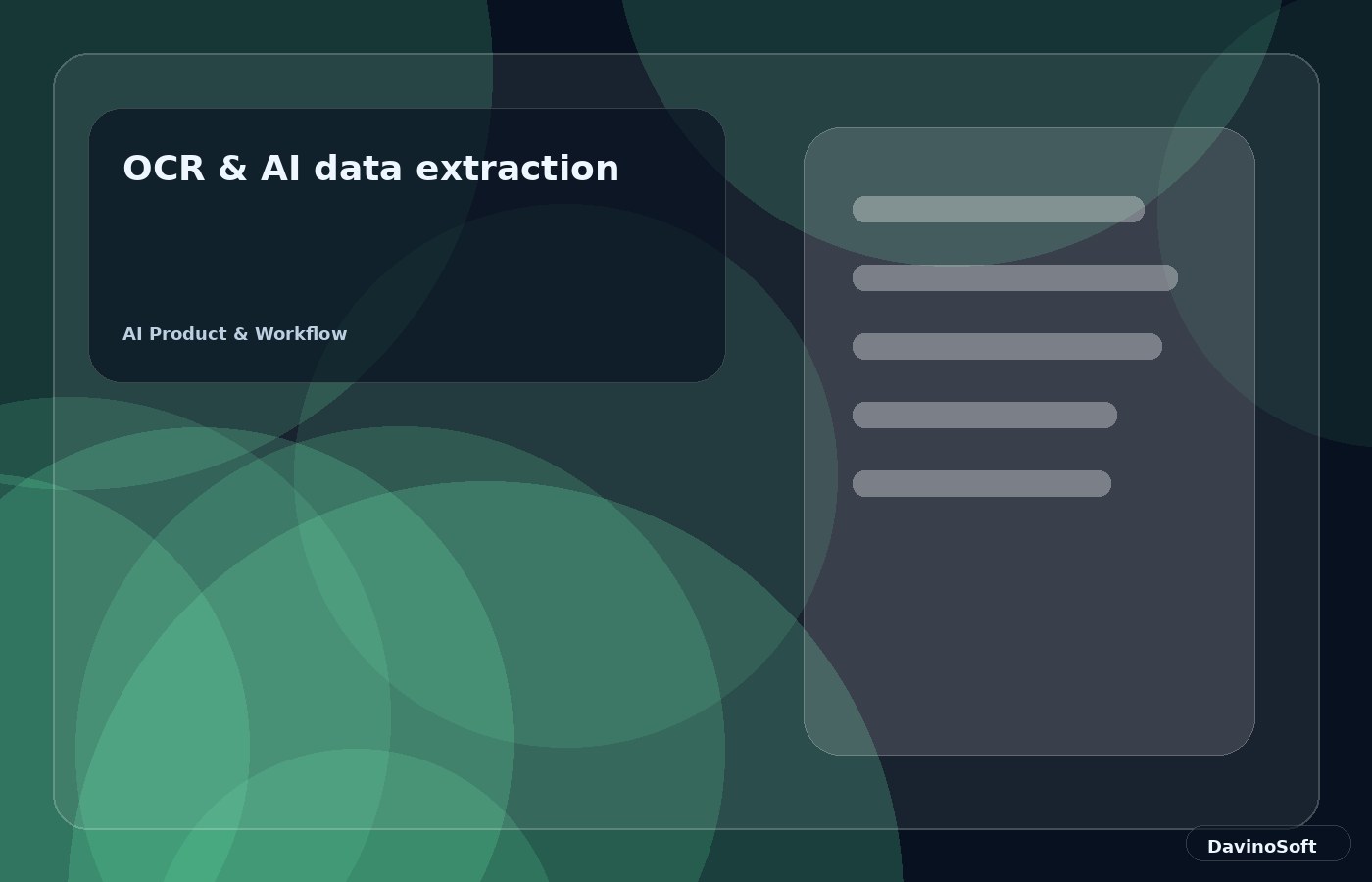 OCR & AI data extraction