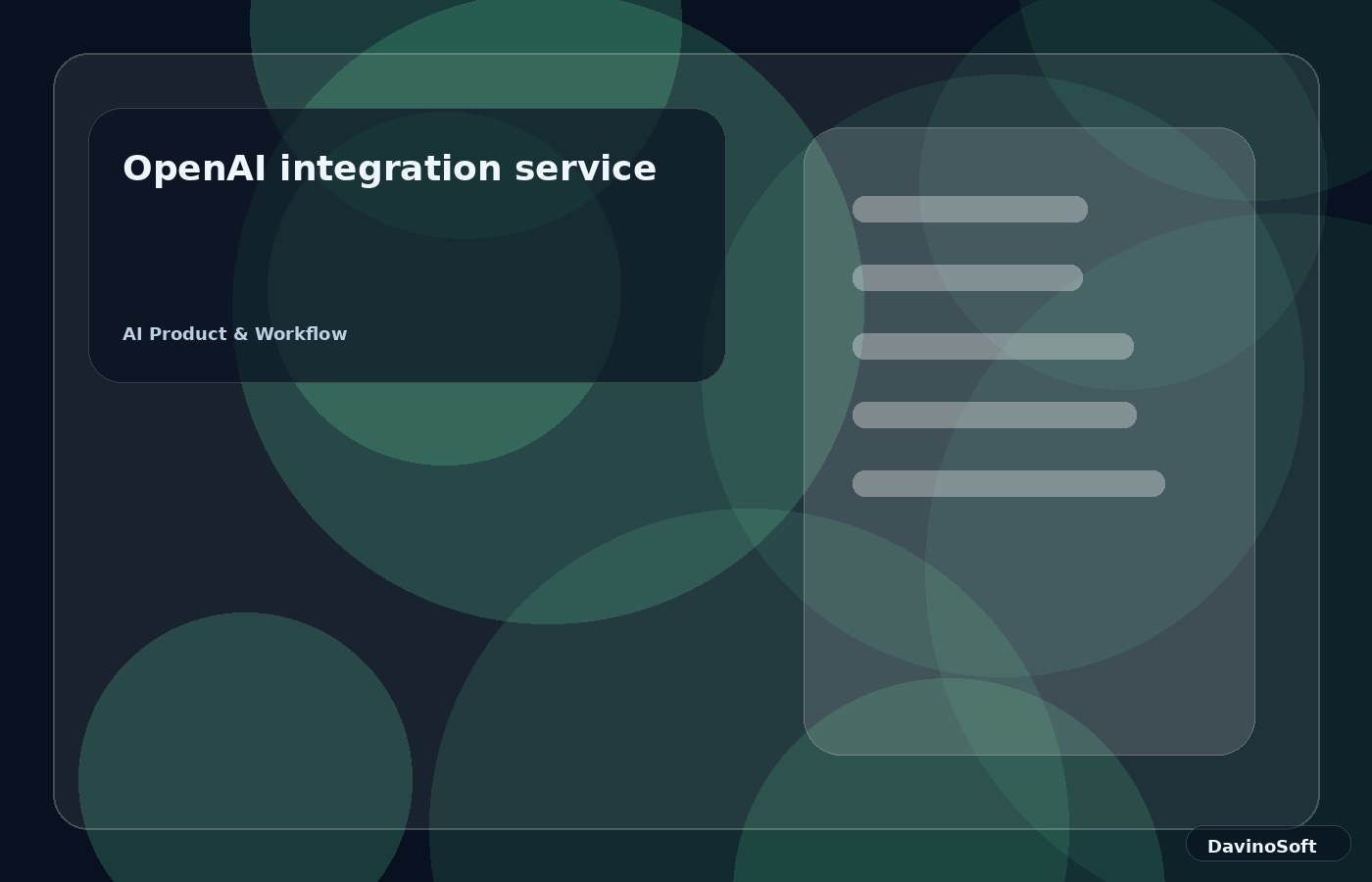 OpenAI integration service