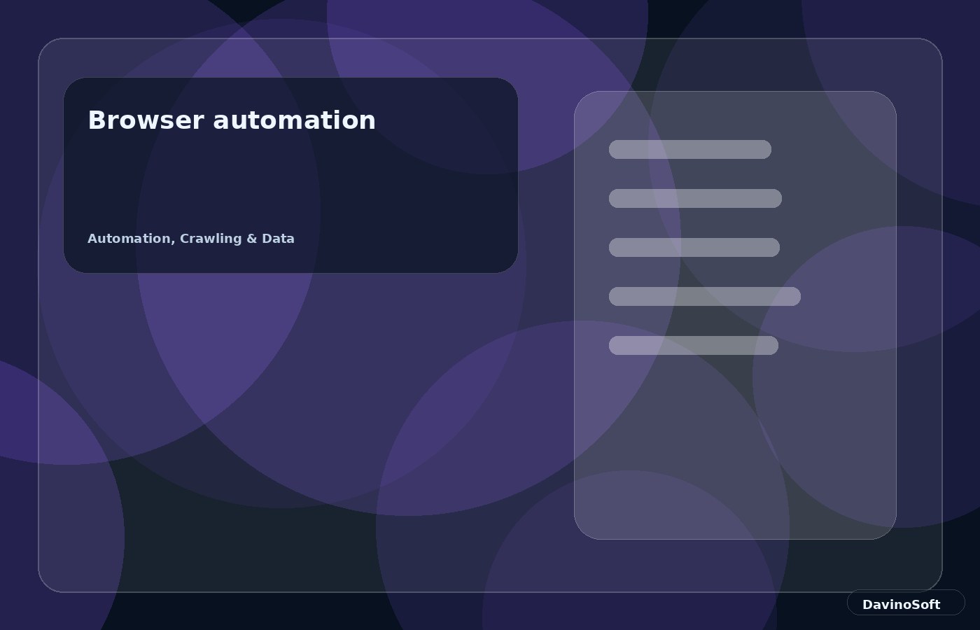 Browser automation