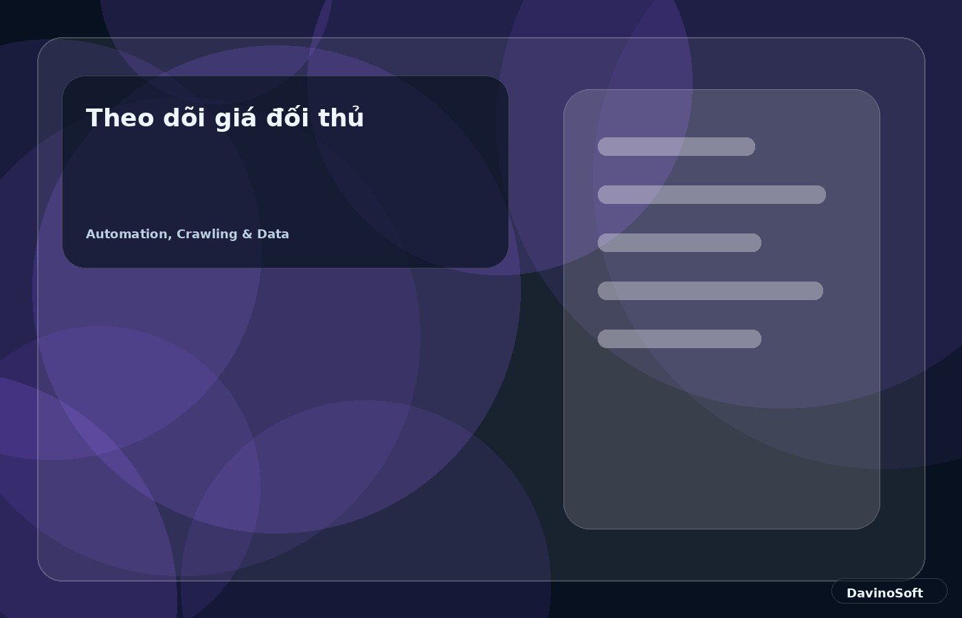 Theo dõi giá đối thủ