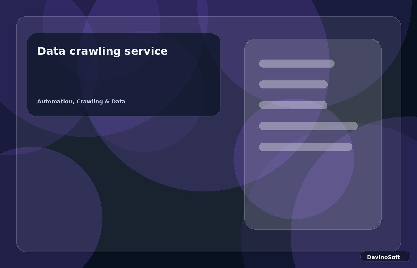 Data crawling service