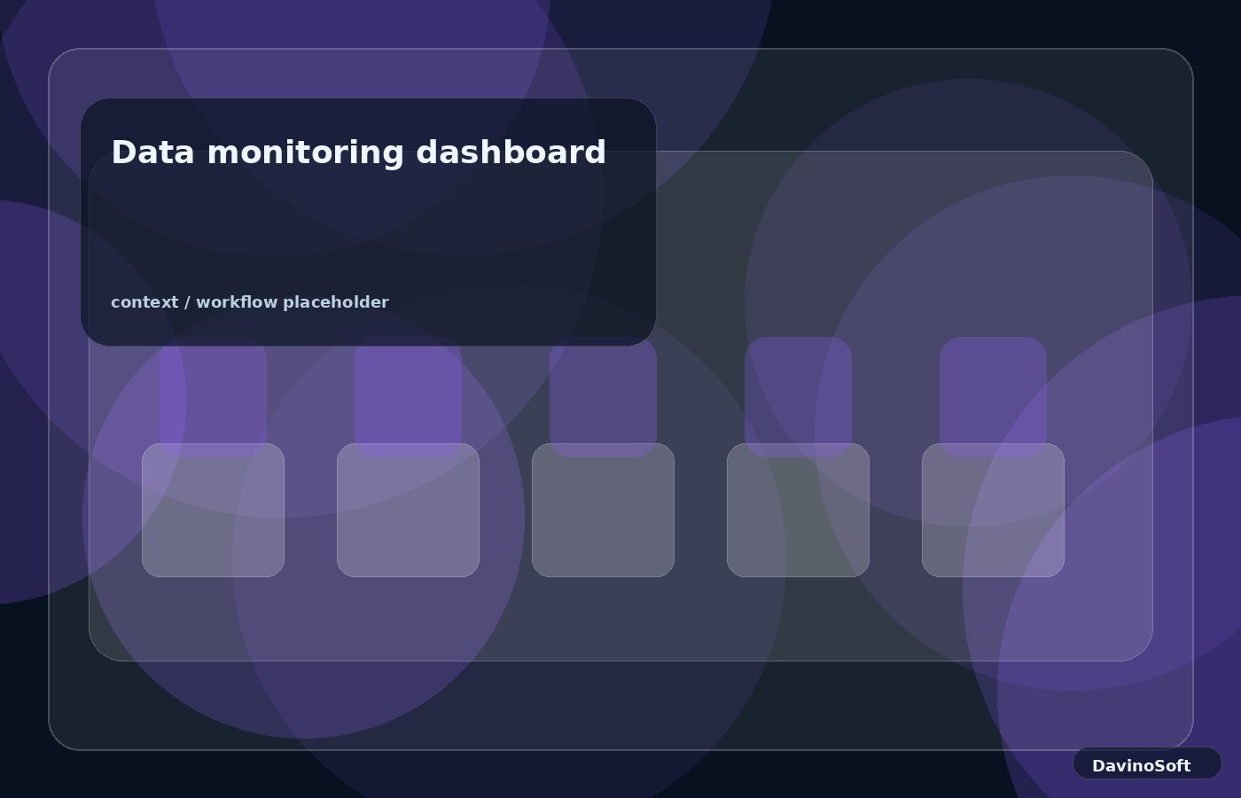 Data monitoring dashboard context image