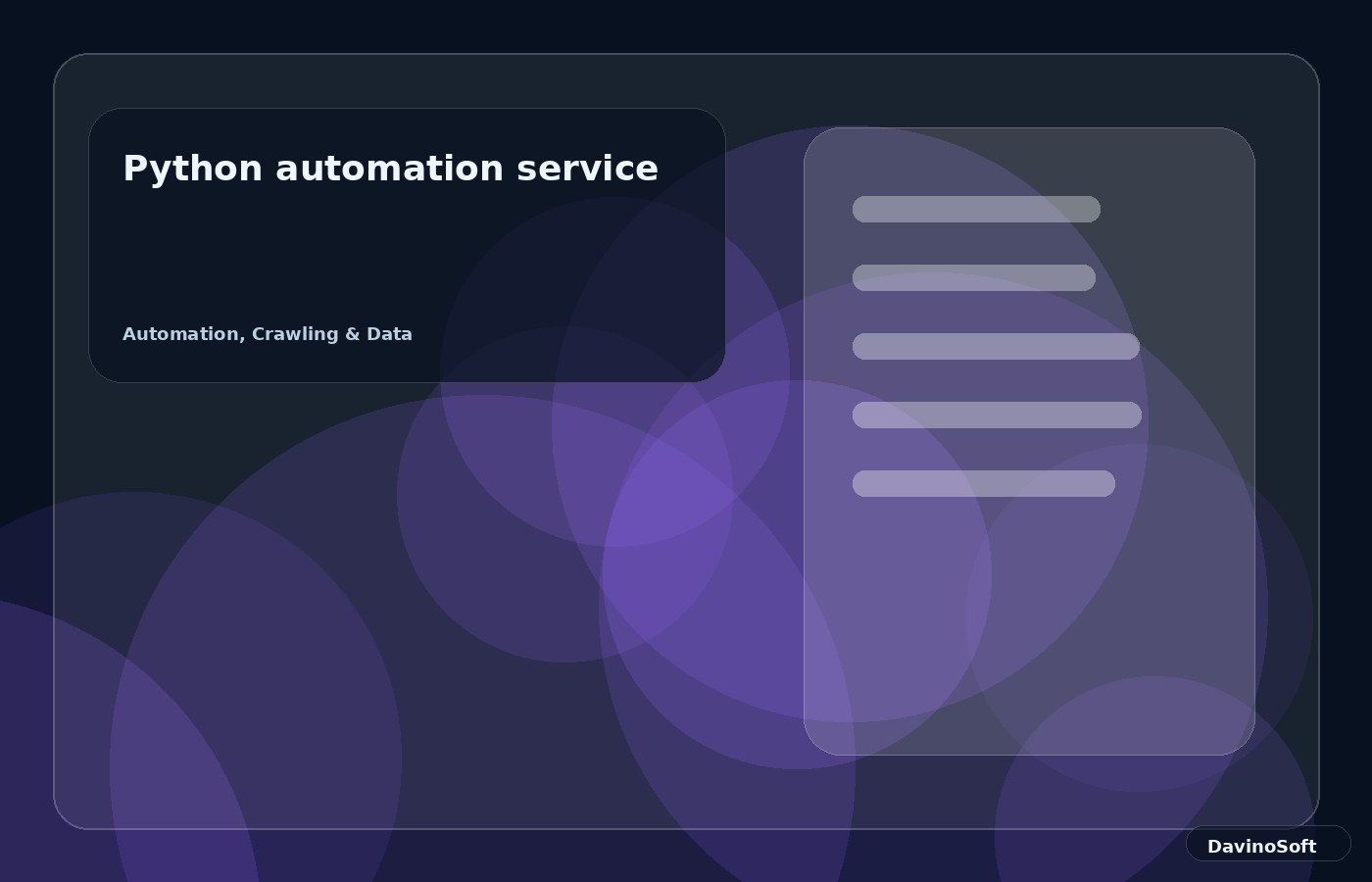 Python automation service