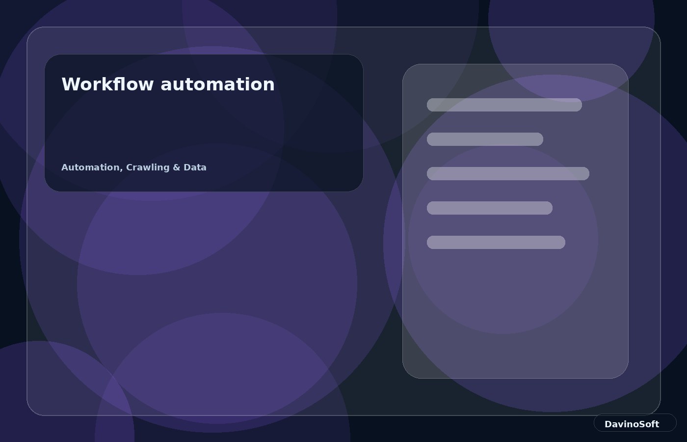 Workflow automation