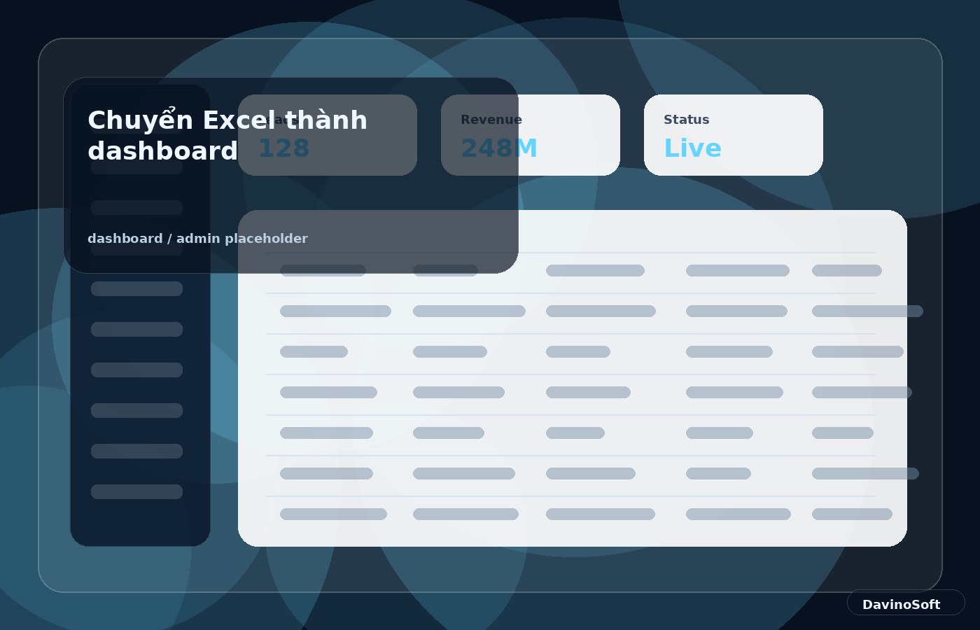 Excel to dashboard dashboard