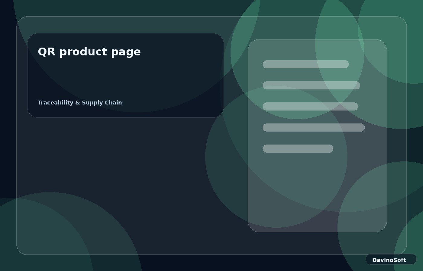 QR product page