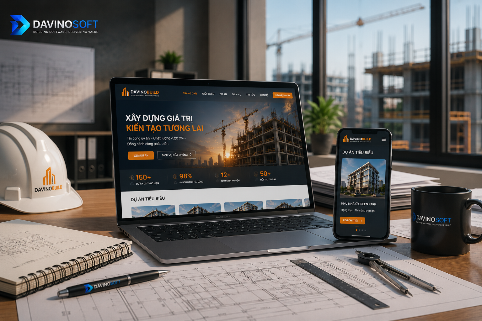 Website công ty xây dựng