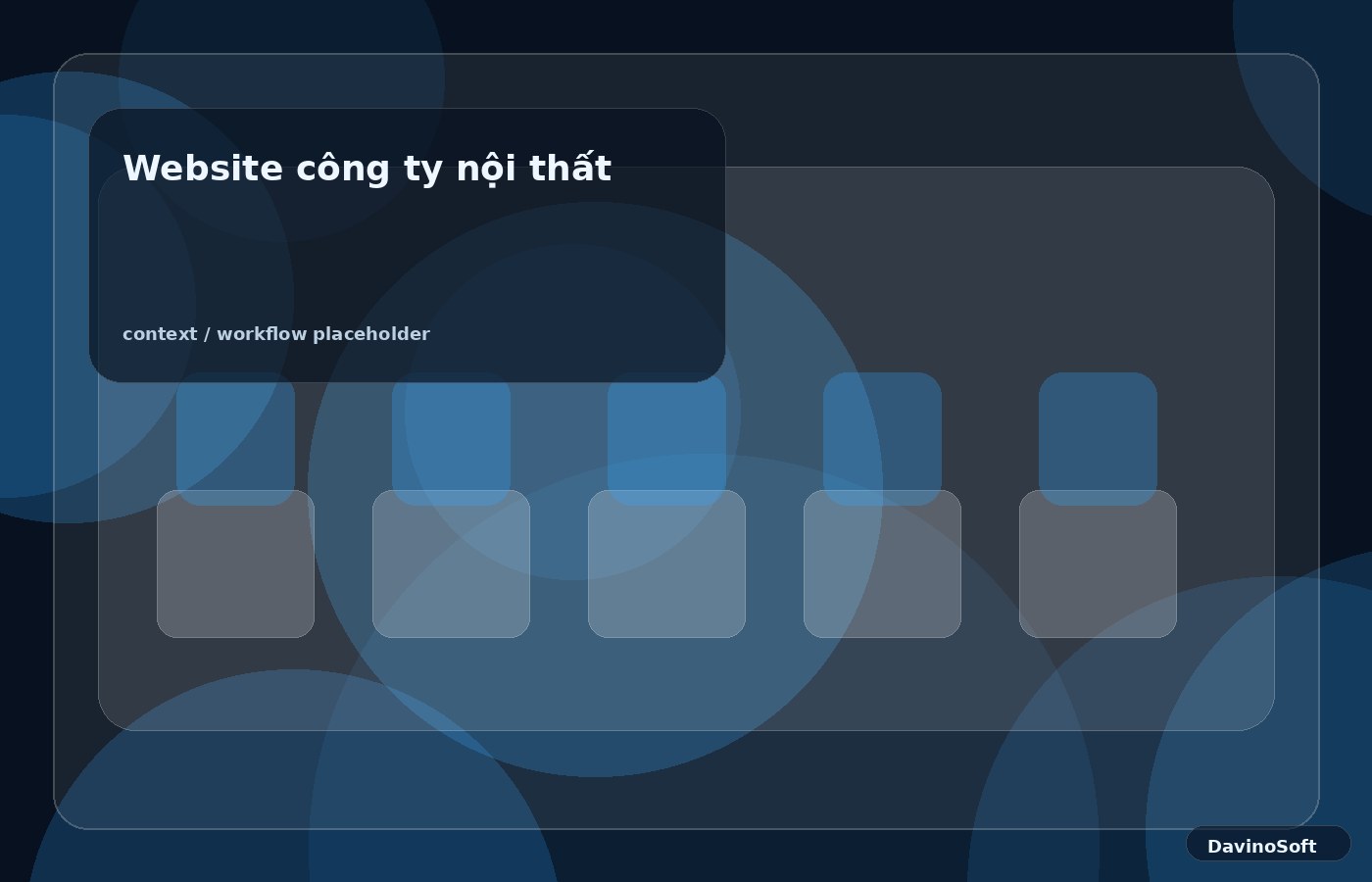 Website công ty nội thất context