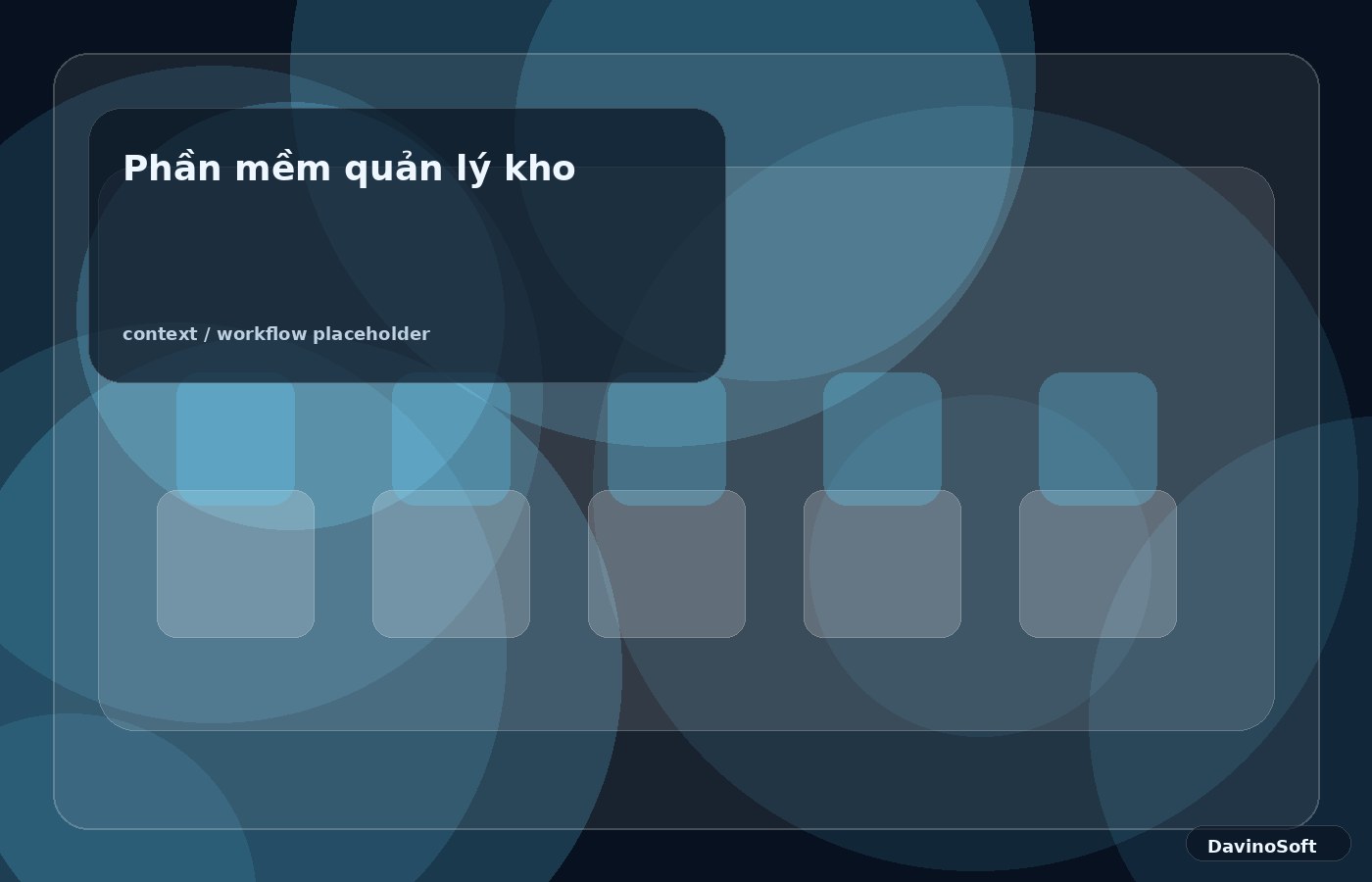 Phần mềm quản lý kho context