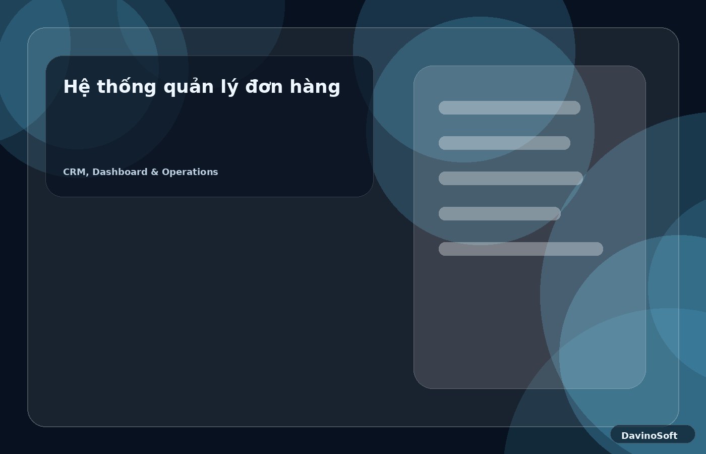 Hệ thống quản lý đơn hàng