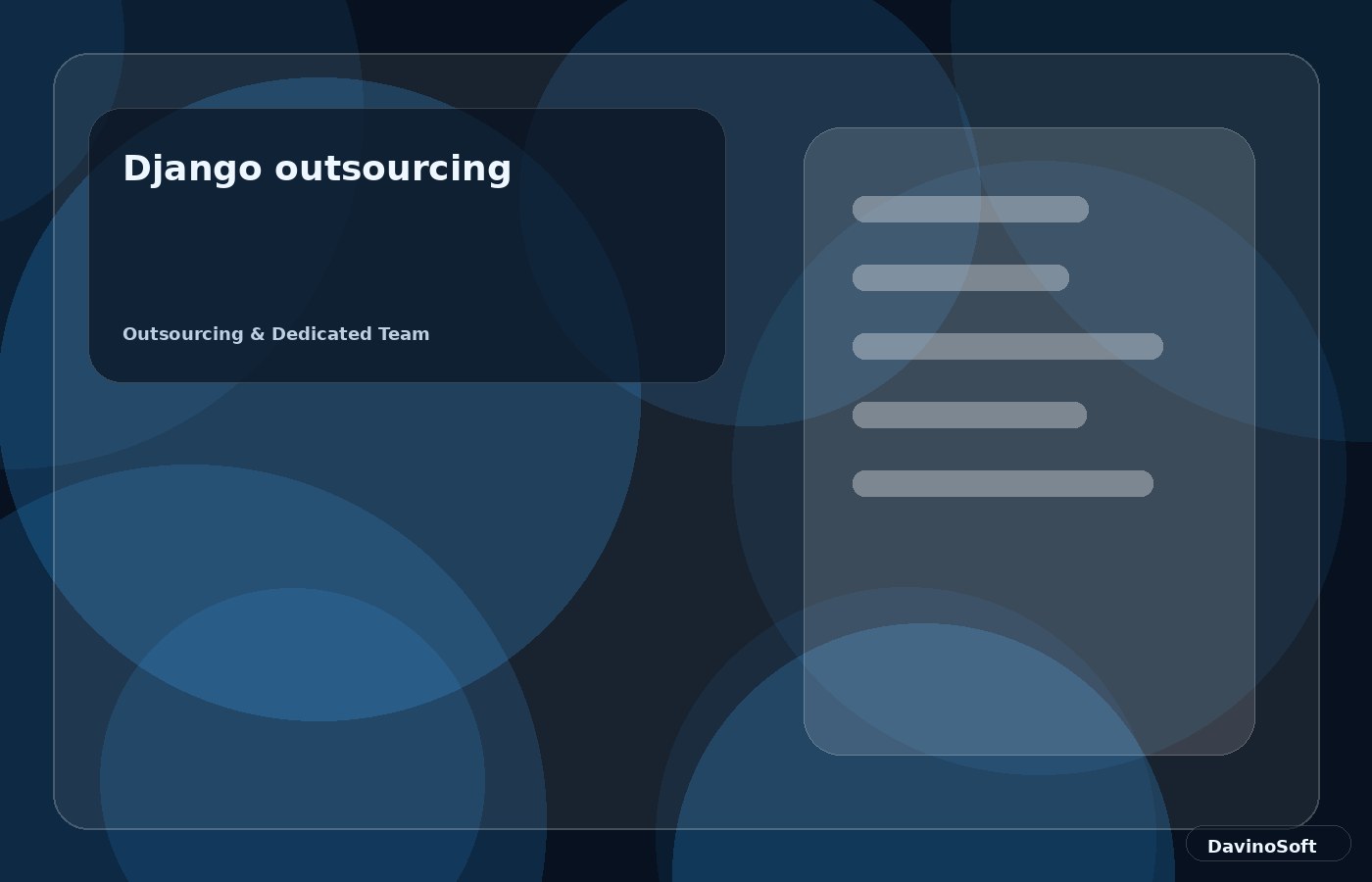 Django outsourcing
