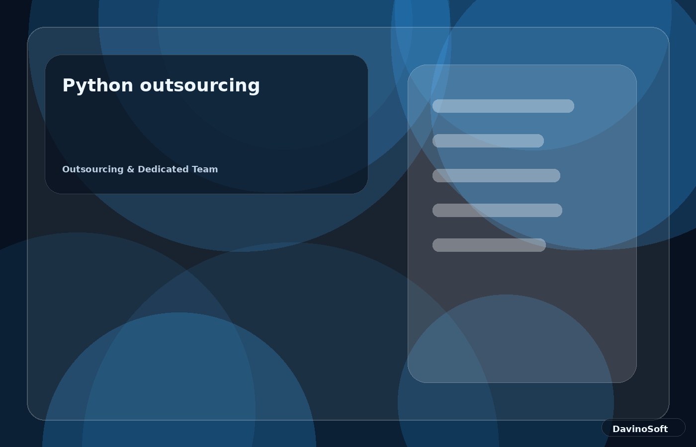 Python outsourcing