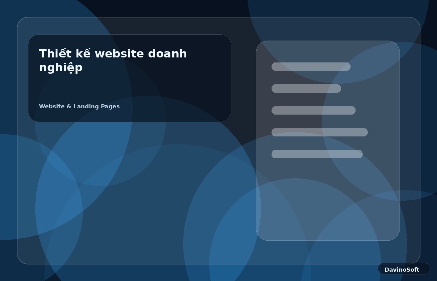 Thiết kế website doanh nghiệp