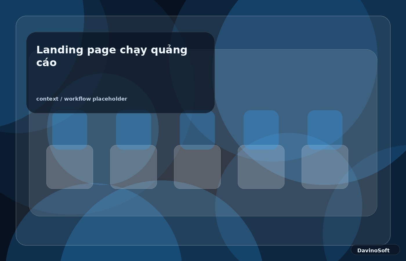 Landing page chạy quảng cáo context image