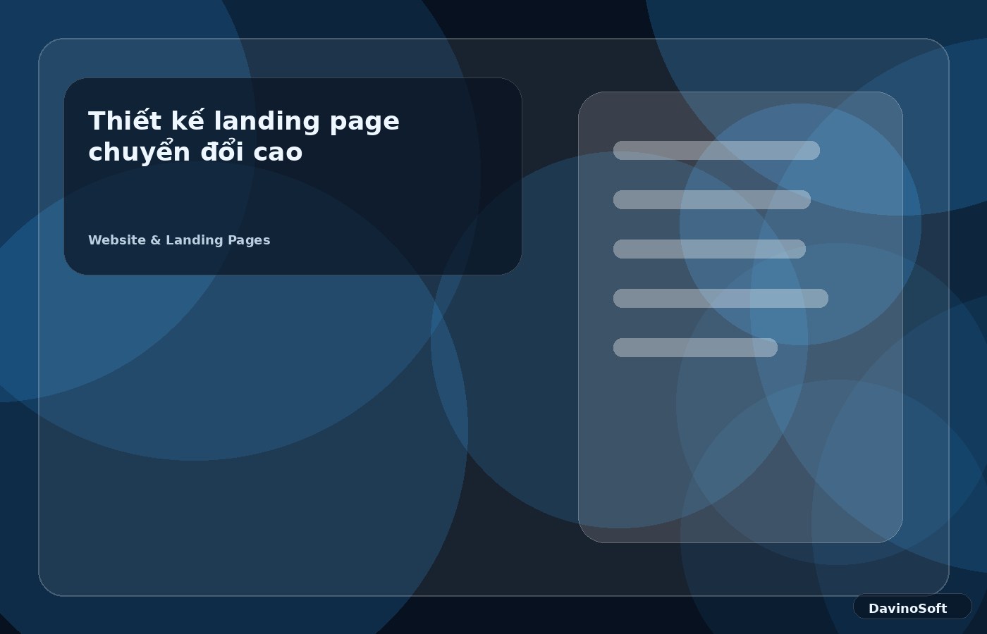 Thiết kế landing page chuyển đổi cao